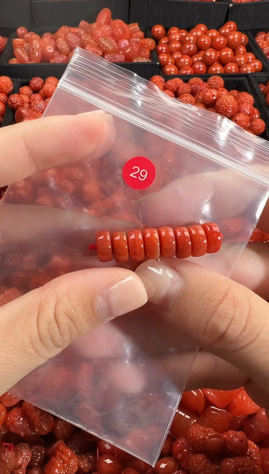 颈饰未镶嵌南红玛瑙1