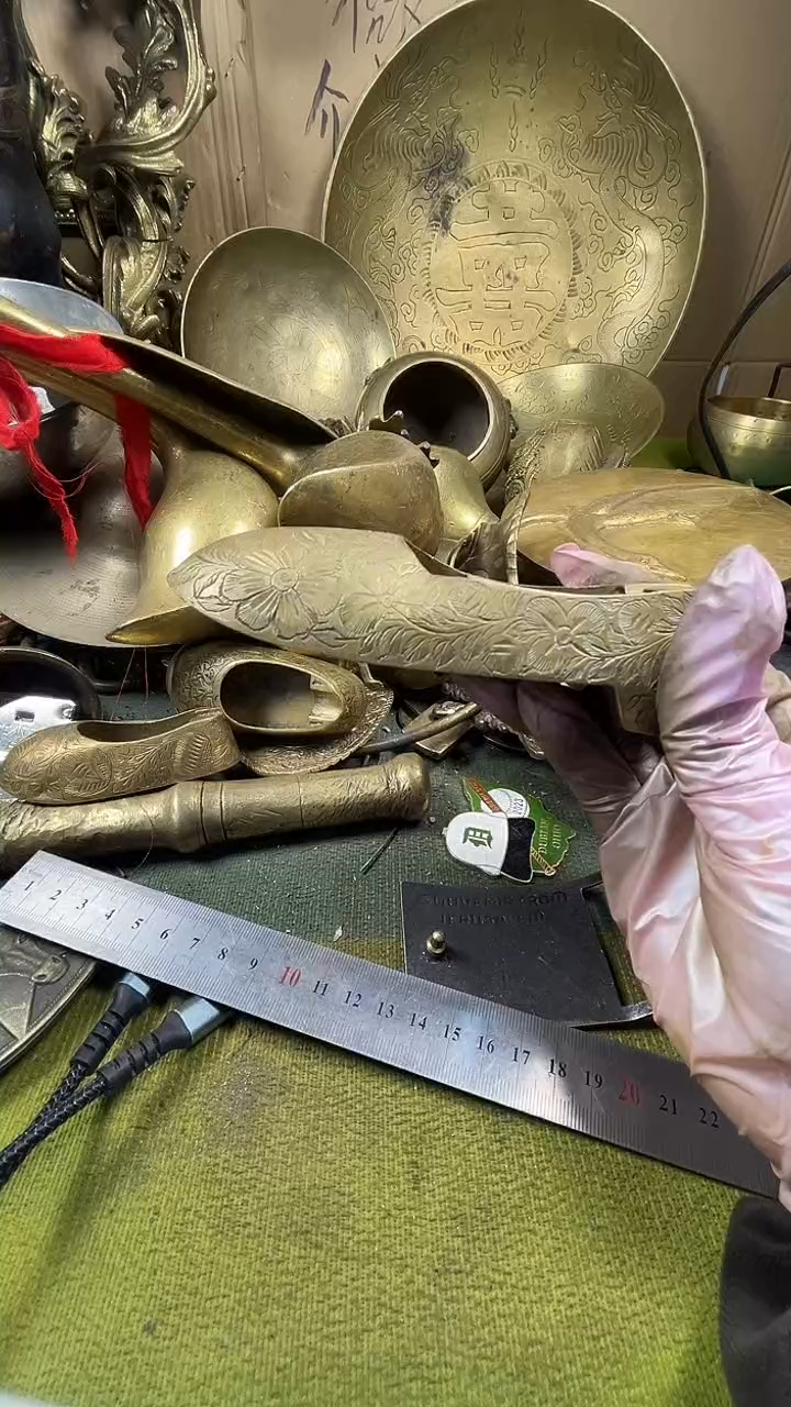 古**好亿锦铜回流铜器摆件20