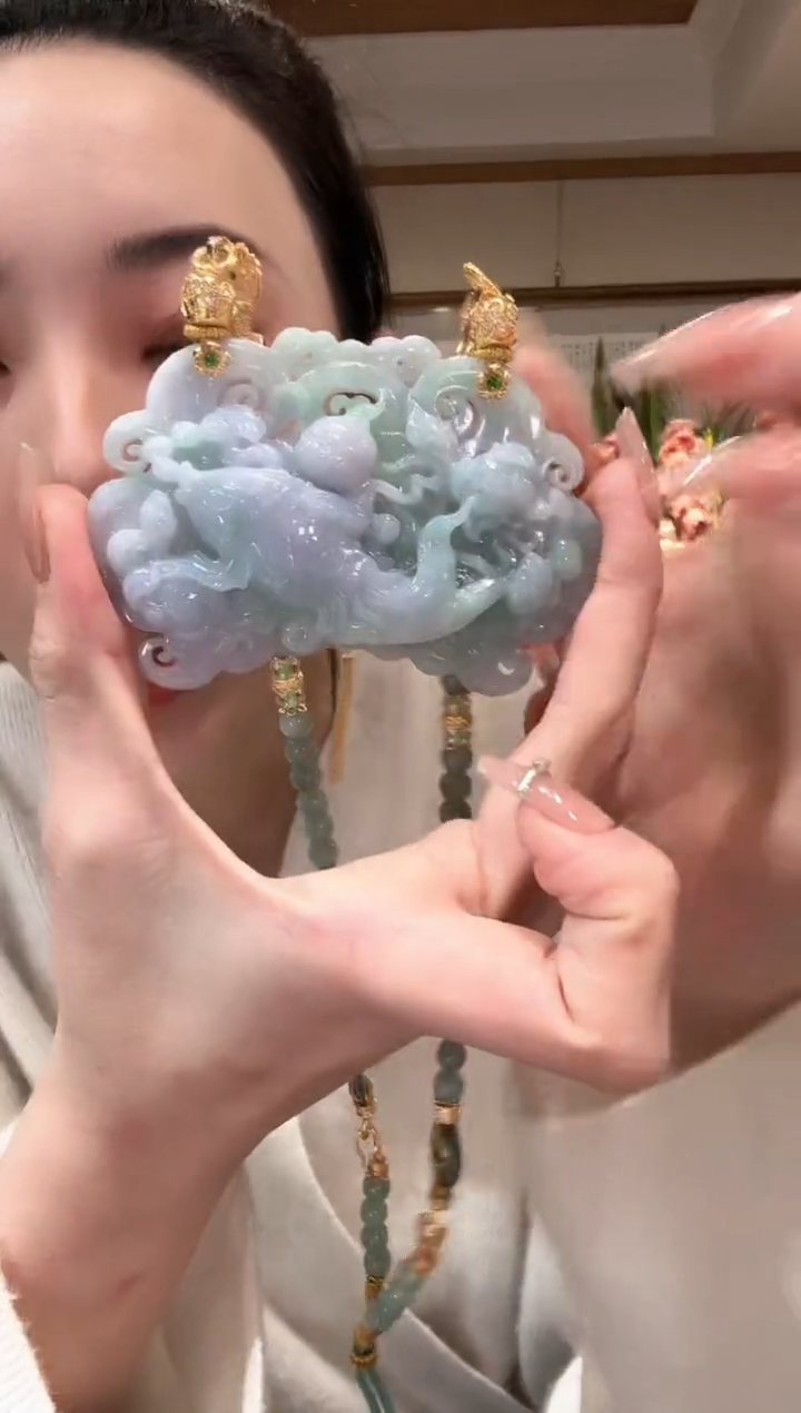 【闪购商品】翡翠颈饰未镶嵌国风