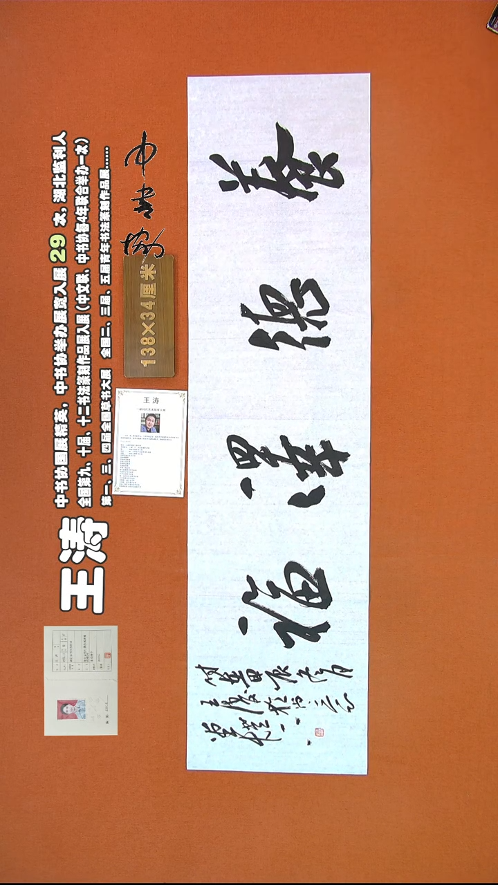 【闪购商品】书法163王涛书法作品