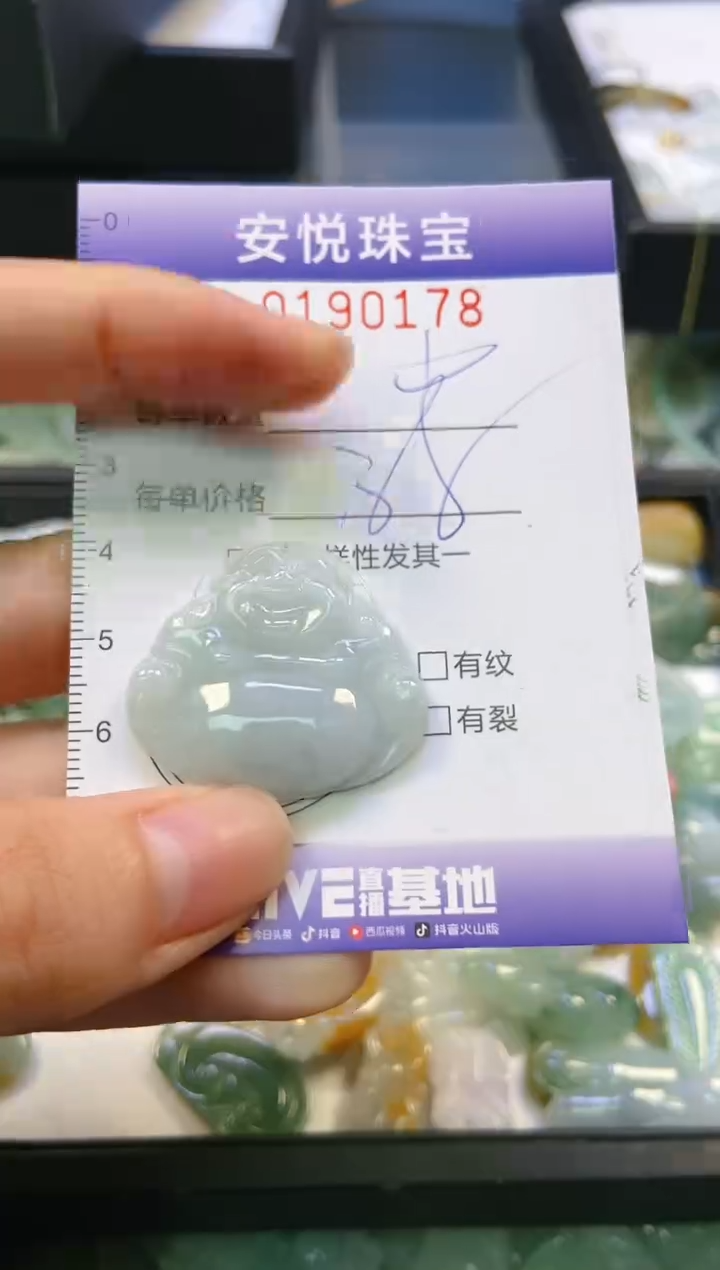 翡翠未镶嵌颈饰闪购0190178