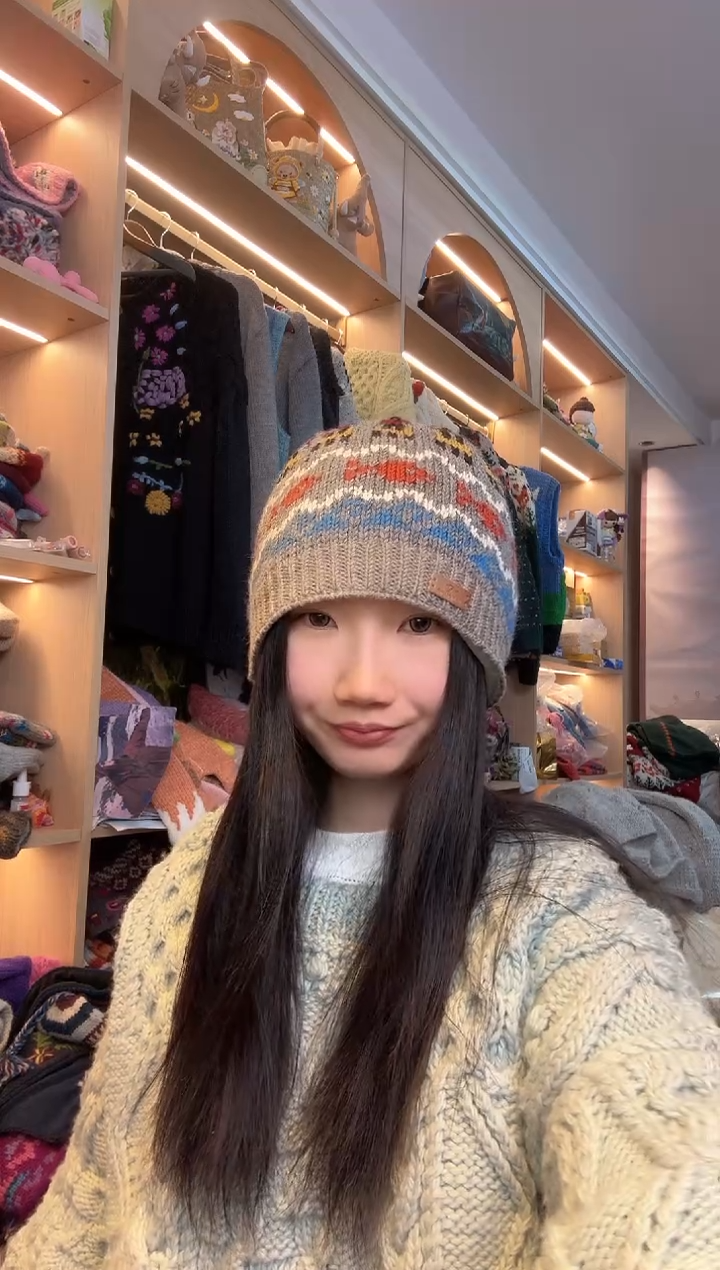 羊毛美利奴年年有鱼冷帽