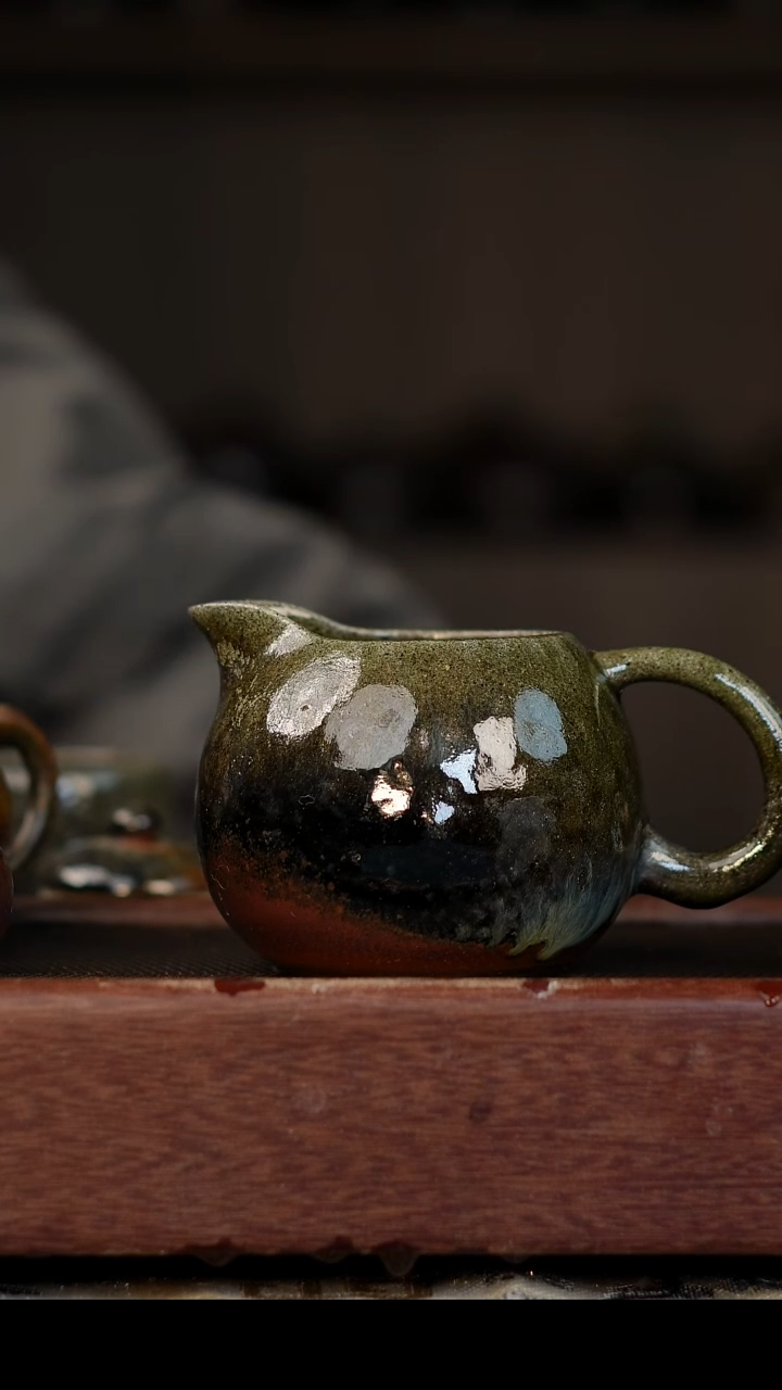 茶壶紫砂平****福柴烧紫砂 公道250cc