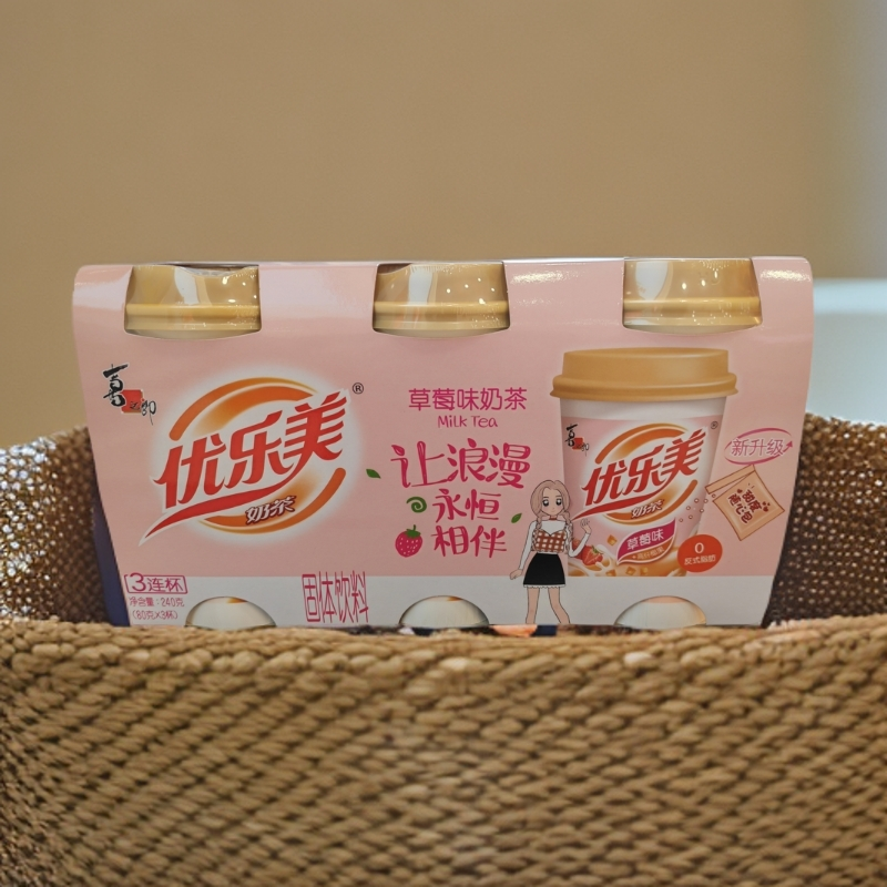 优乐美固体奶茶办公室冲泡饮料即食一排3罐