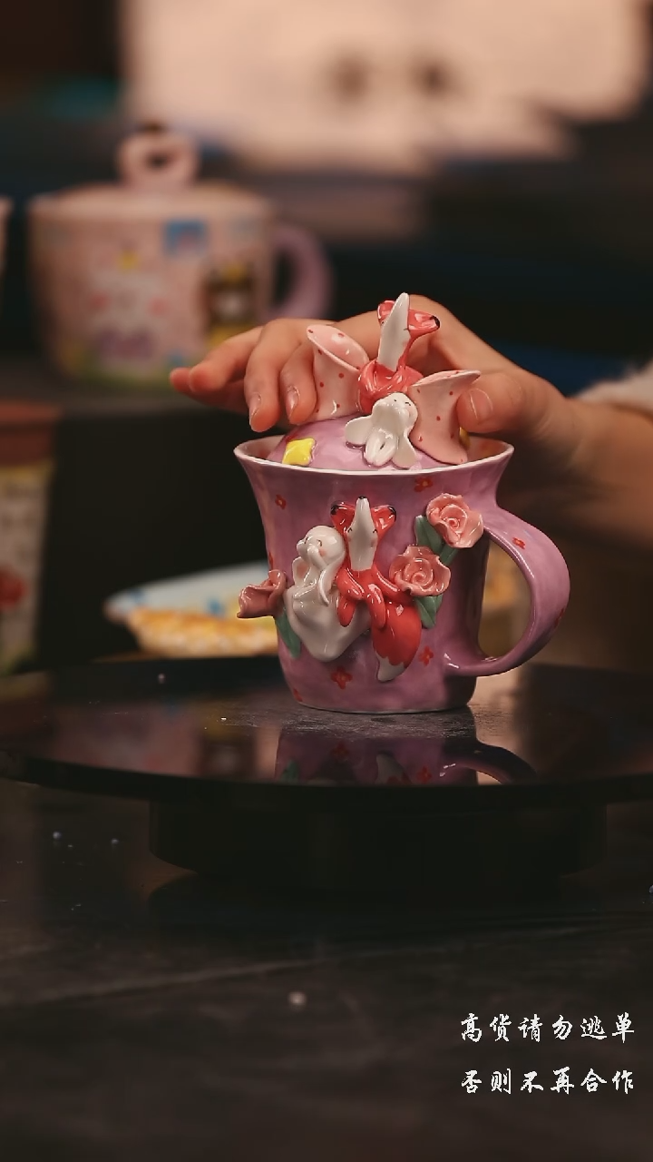 陶瓷景德镇可爱设计师款陶瓷 