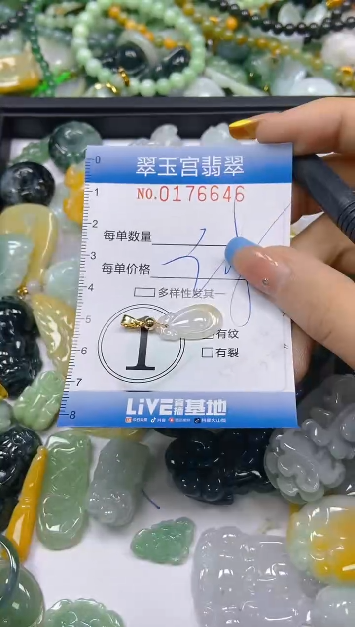 翡翠未镶嵌颈饰闪购0176646