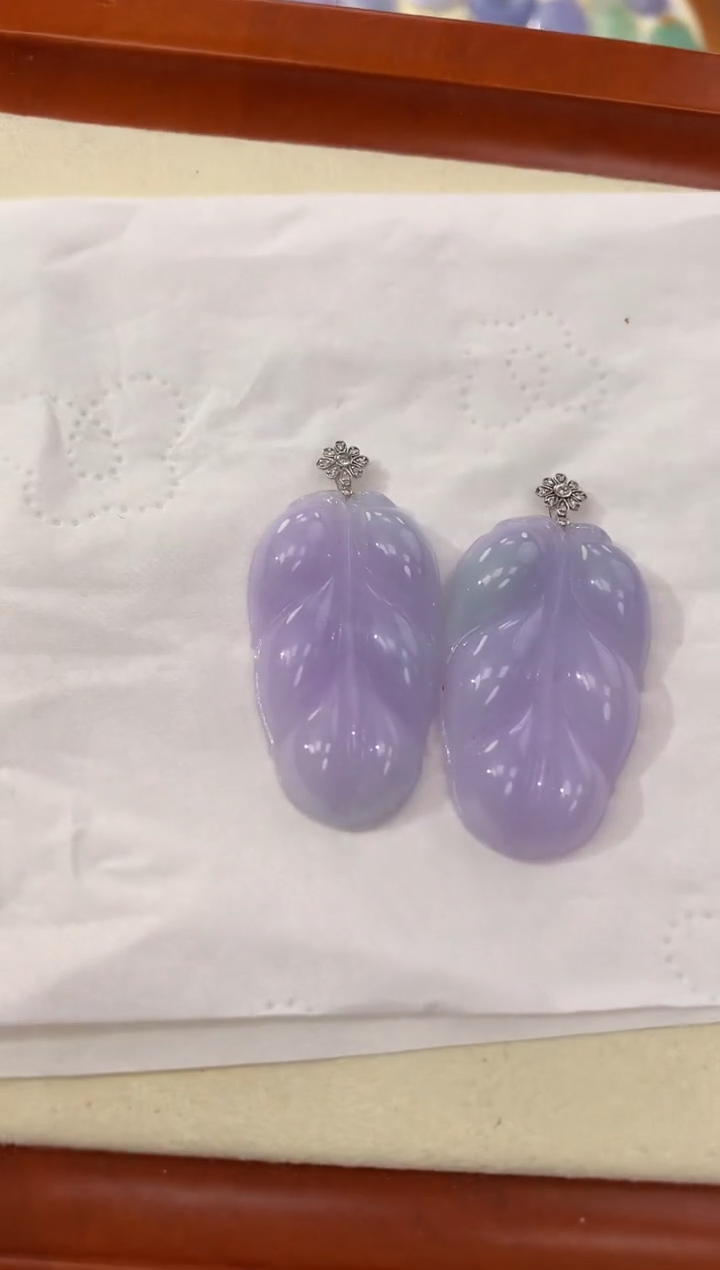 【闪购商品】翡翠颈饰18K金镶嵌天然缅甸a货翡翠多样性发其一