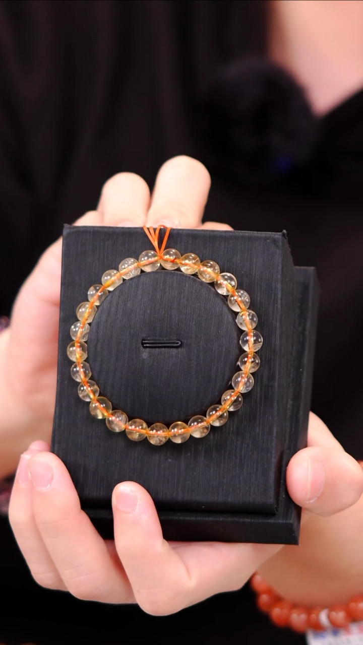 【闪购商品】水晶单圈未镶嵌Q008黄水晶单圈7mm