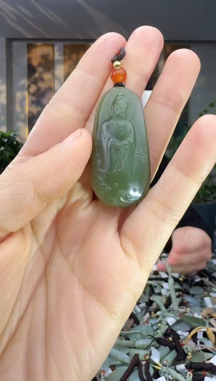未镶嵌和田玉挂件拍一发一