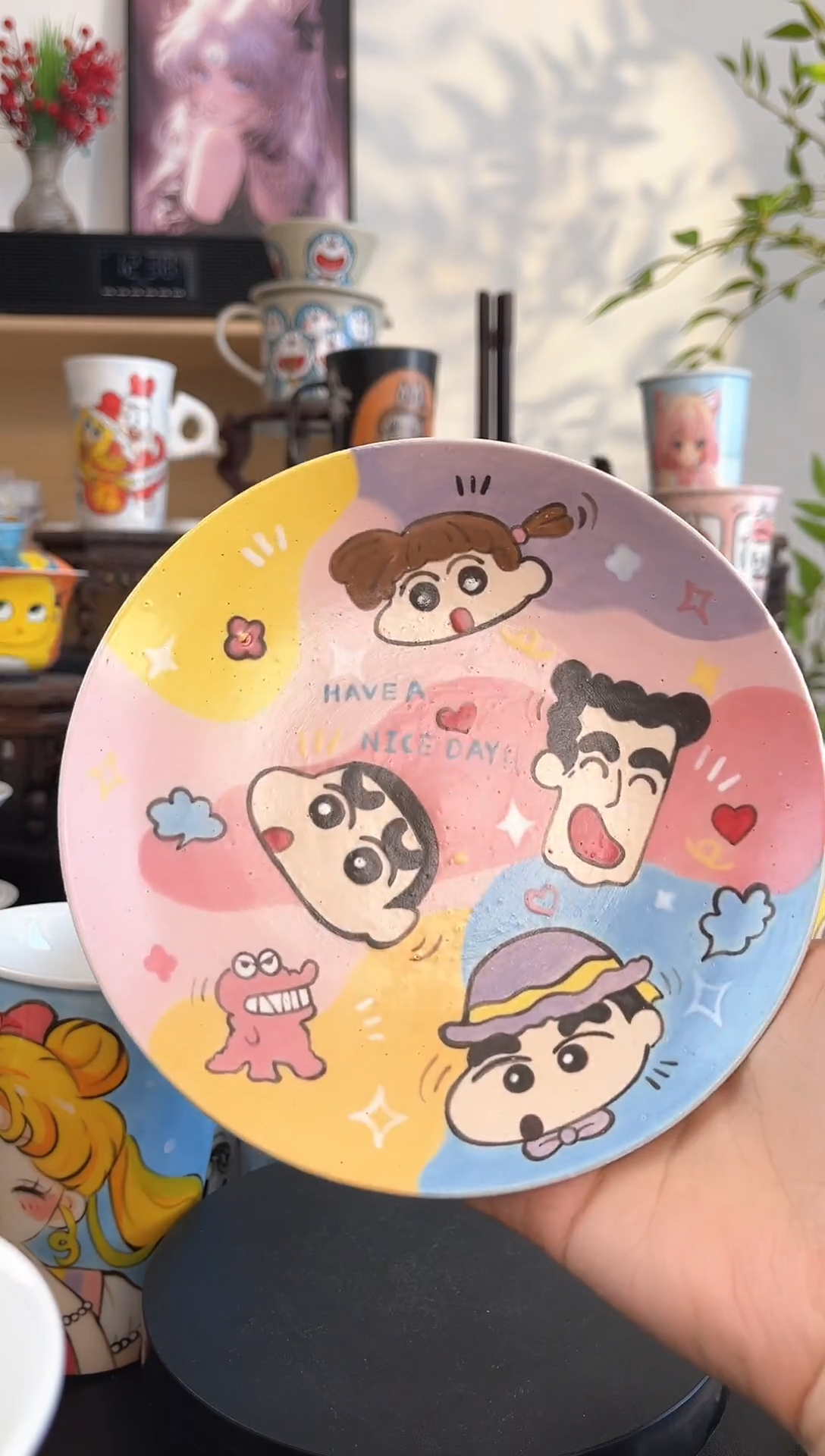 【闪购商品】摆件手工手绘陶瓷小杯杯