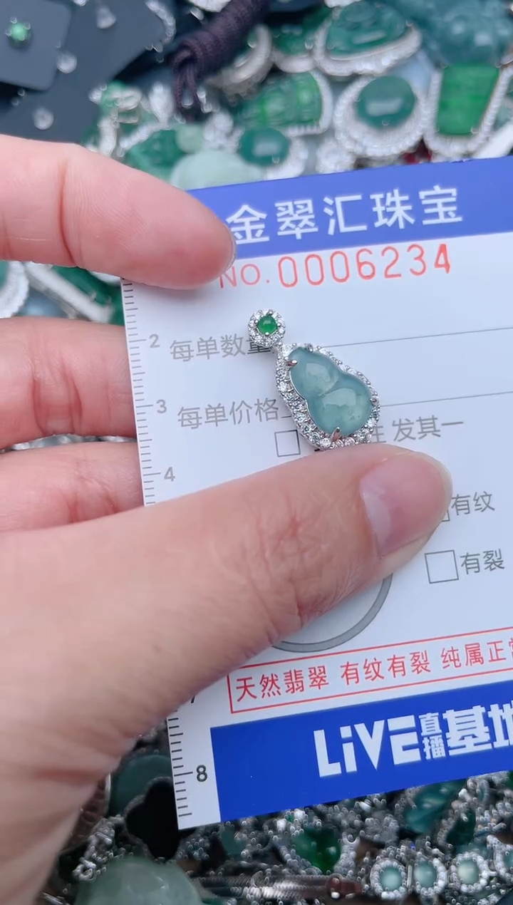 【闪购商品】翡翠颈饰未镶嵌6234...1