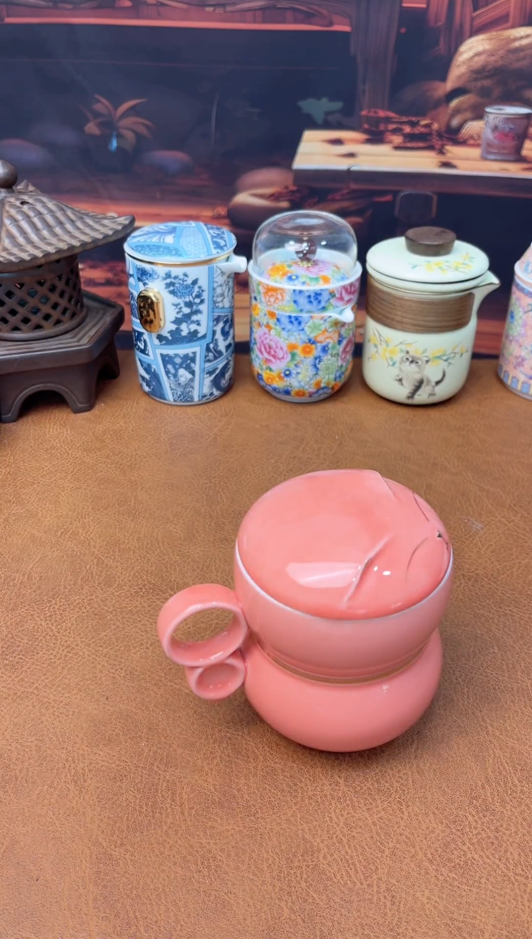 【闪购商品】陶瓷茶具摆件茶叶罐