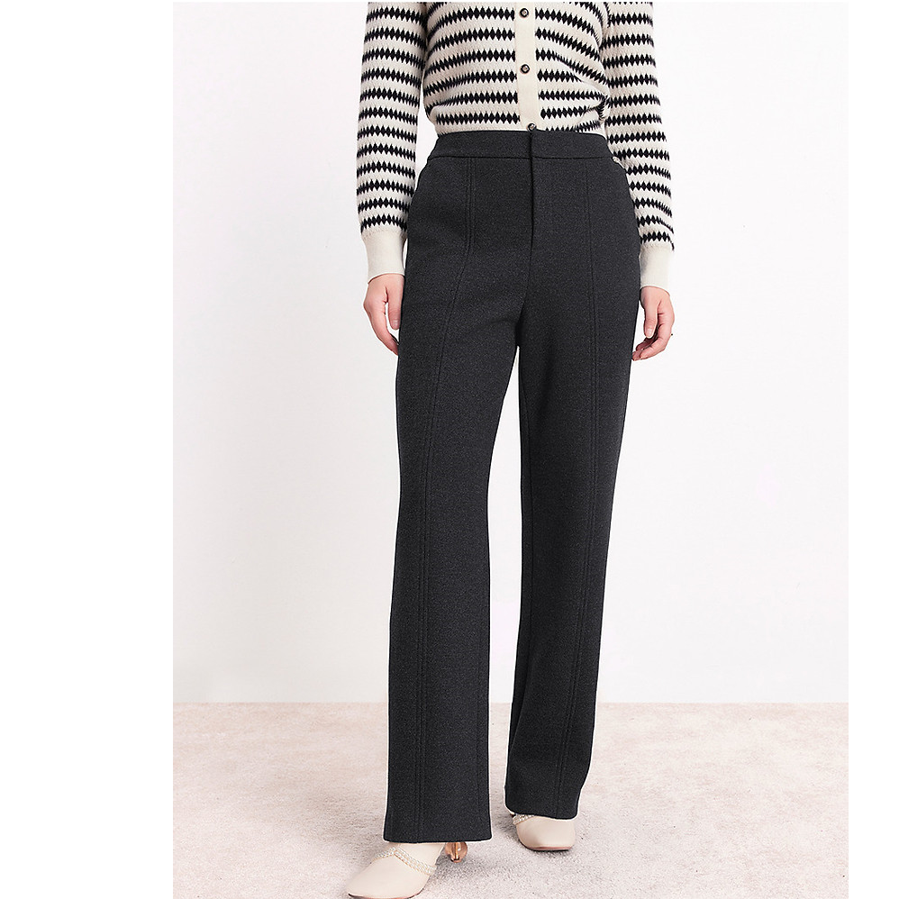 【羊羊专属】珂莱蒂尔秋轻奢都市休闲优雅气质百搭通勤直筒裤