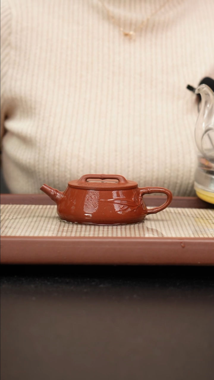 【闪购商品】紫砂茶壶红皮龙清风壶