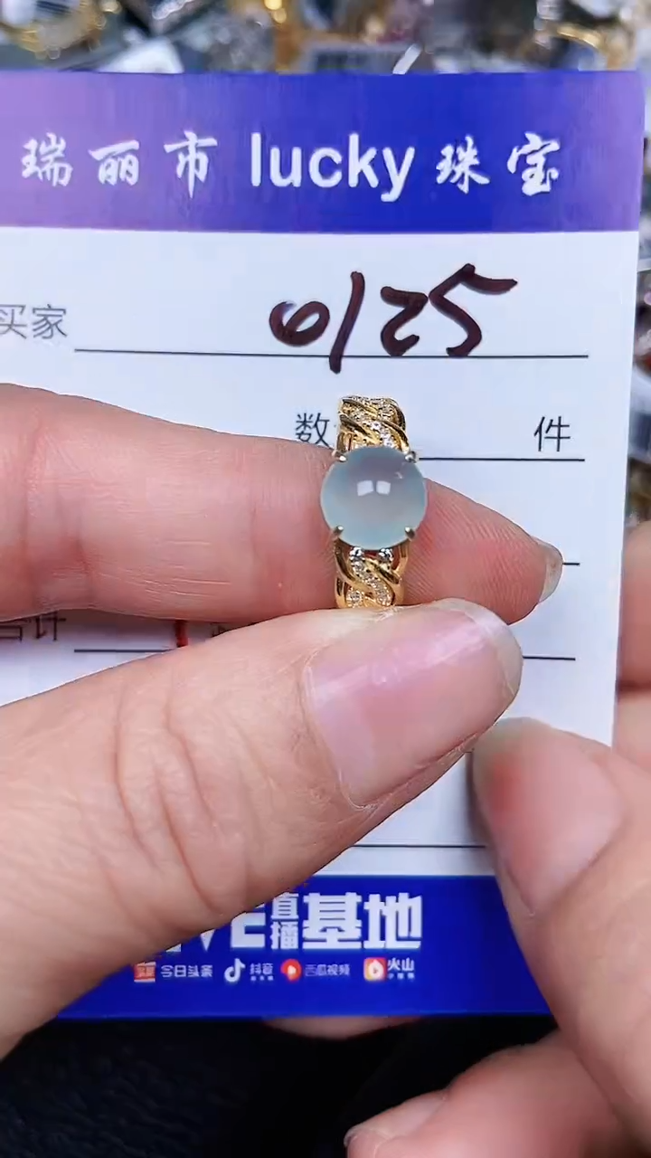 颈饰银S925镶嵌翡翠0125