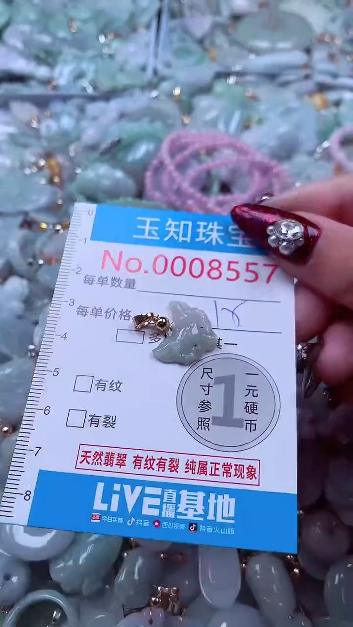 吊坠(不含链)未镶嵌翡翠8557