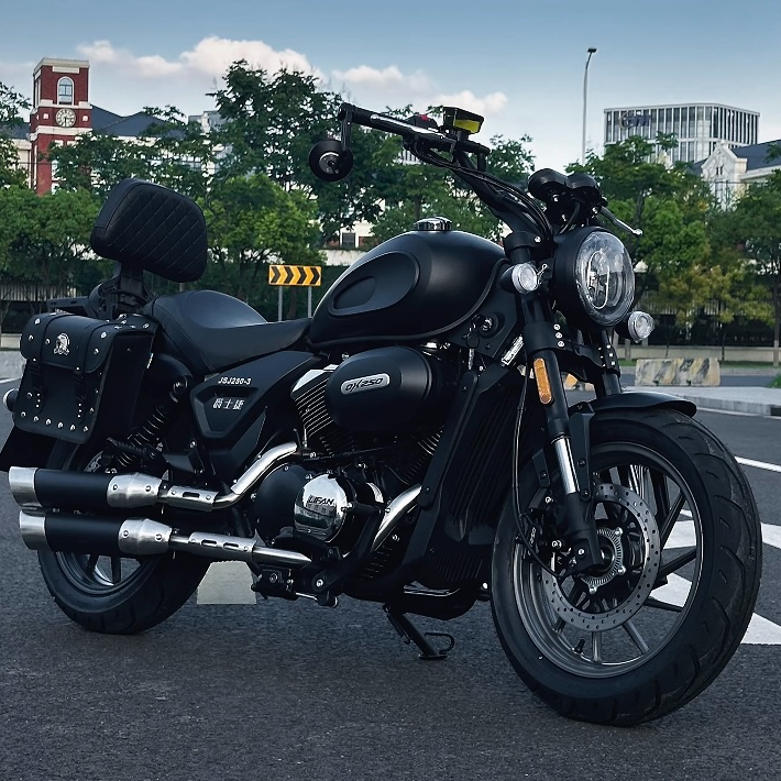 爵士捷Dx250复古巡航太子双缸摩托车 可正规上牌 重型机车 整车