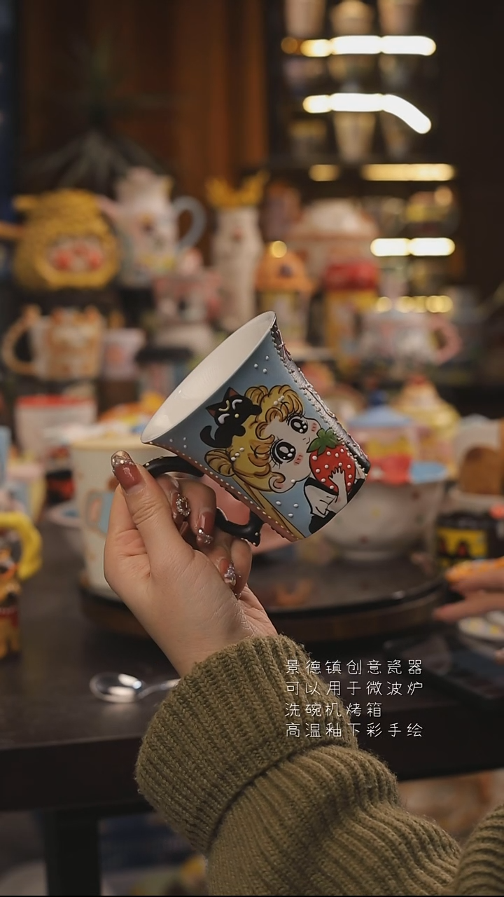 景德镇釉下彩绘设计师款式陶瓷