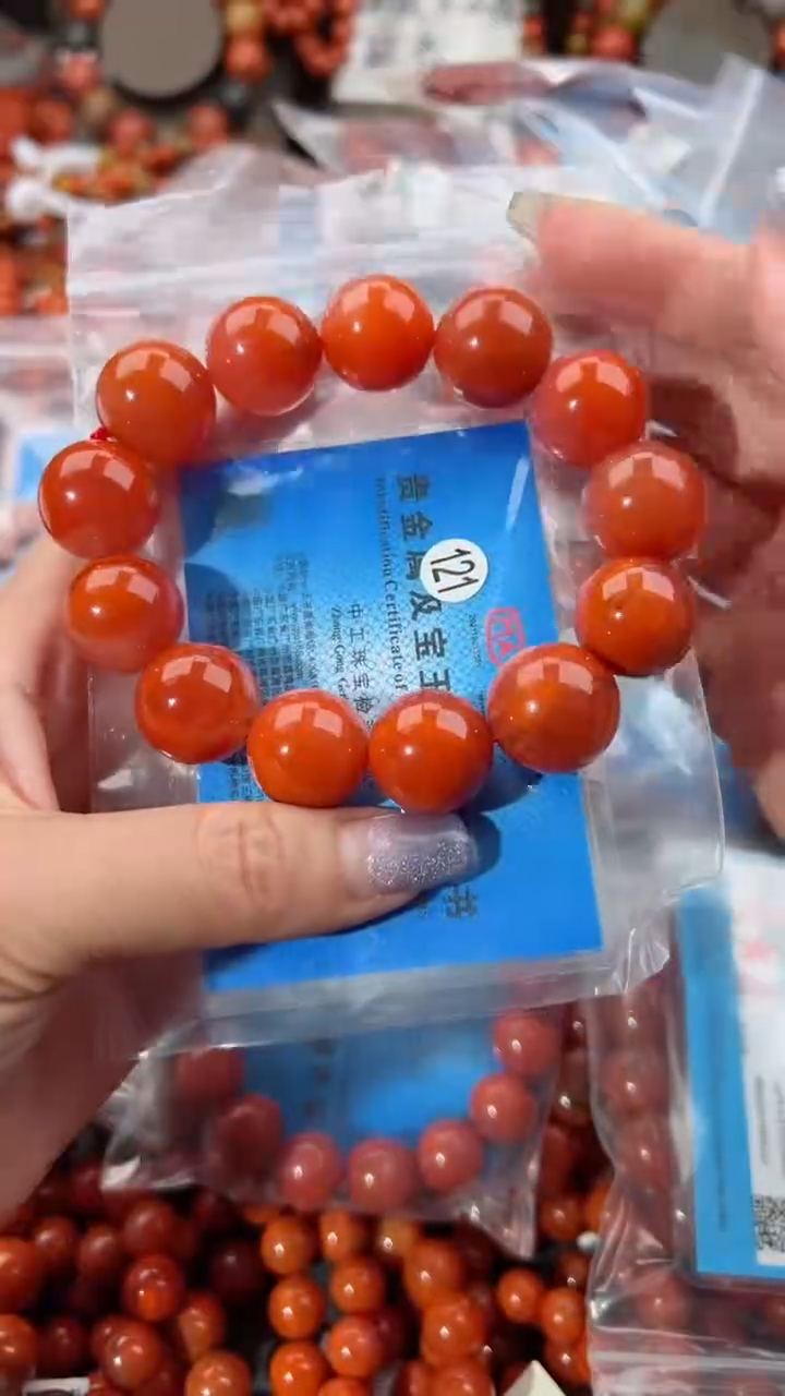 【闪购商品】南红玛瑙手串未镶嵌17+