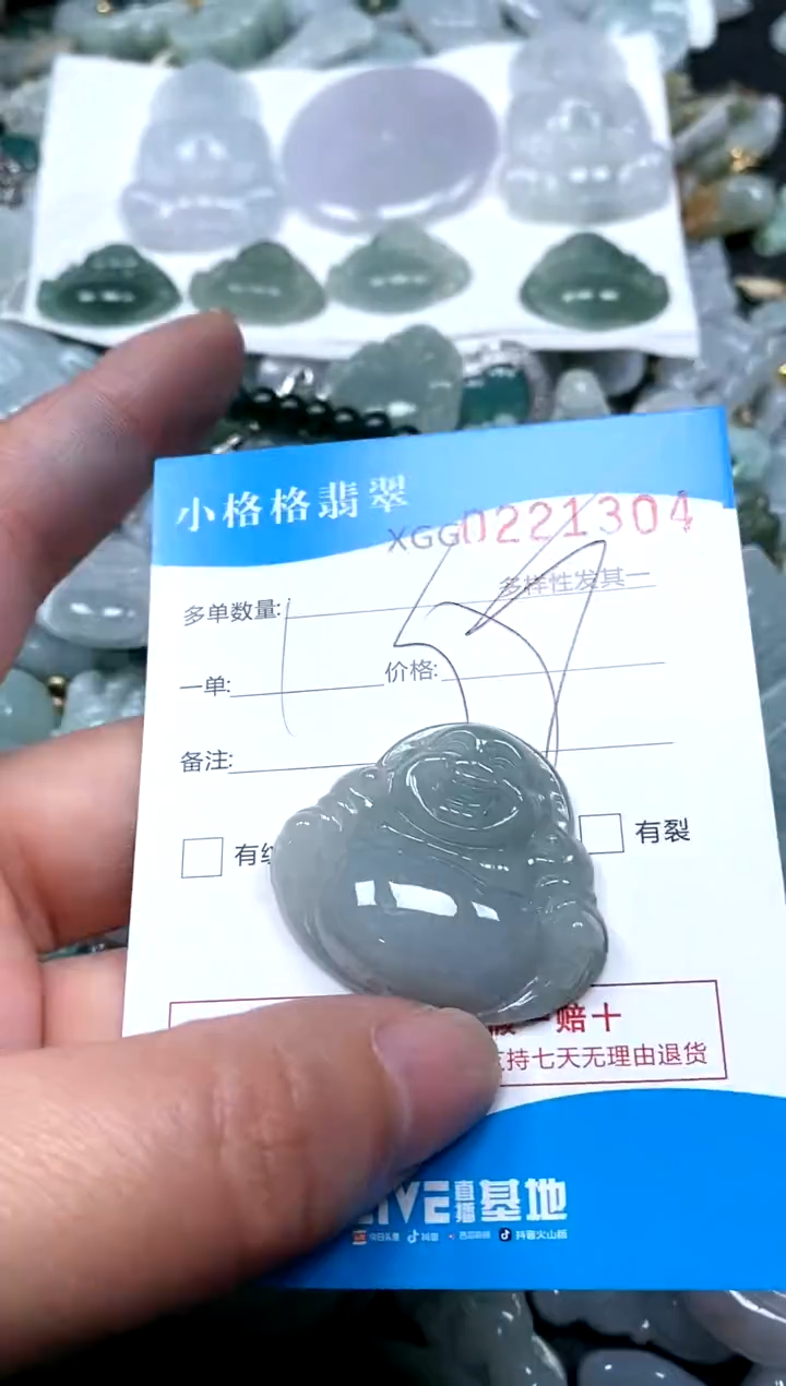 【闪购商品】翡翠颈饰未镶嵌闪购商品0221304