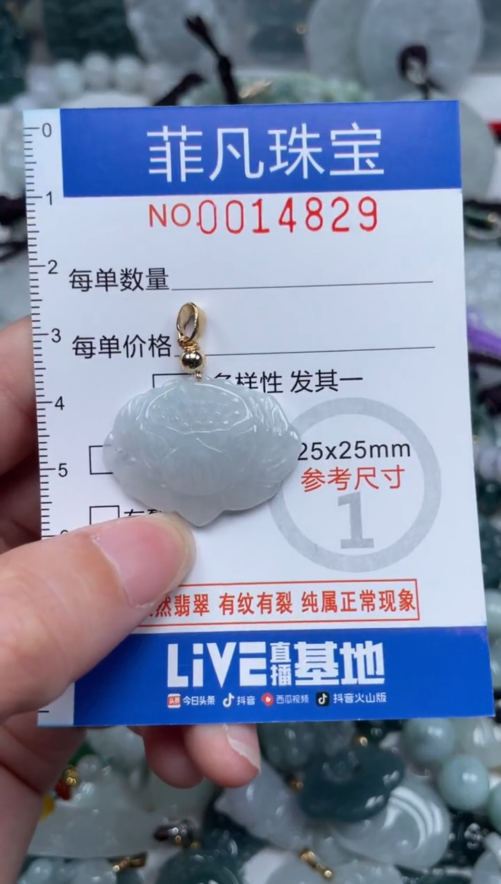 颈饰未镶嵌翡翠14829