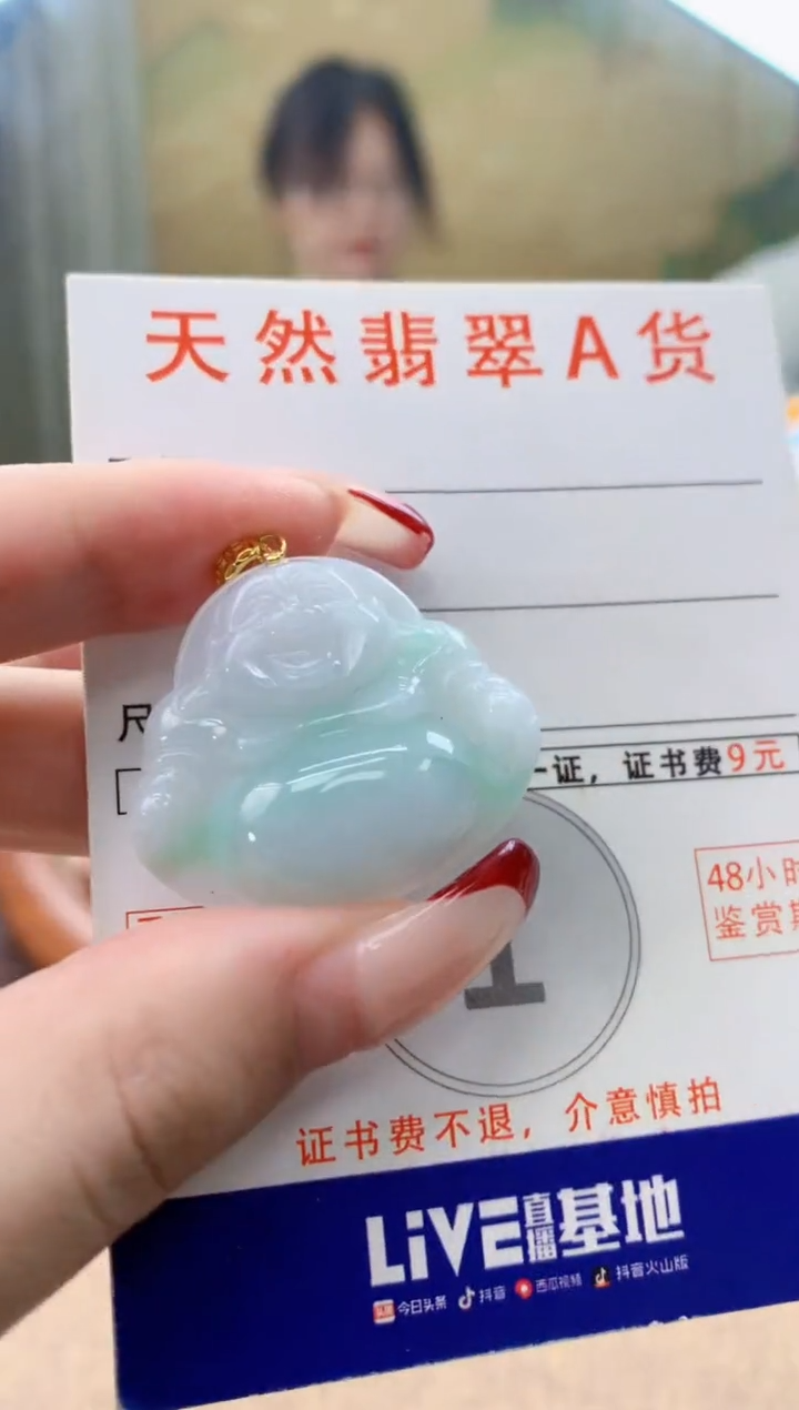 颈饰未镶嵌翡翠天然A货翡翠挂件