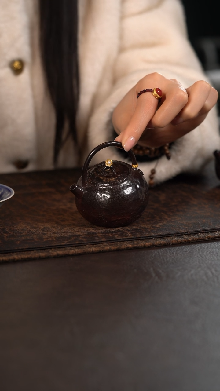 【闪购商品】杯陶瓷杯茶周边伟壶柴烧提梁壶青莲