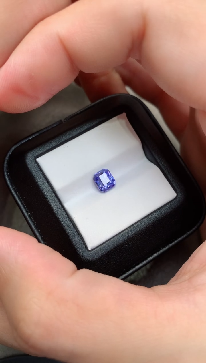 【闪购商品】彩色蓝宝石裸石未镶嵌2.48ct 吉尔德 紫蓝宝 HZR