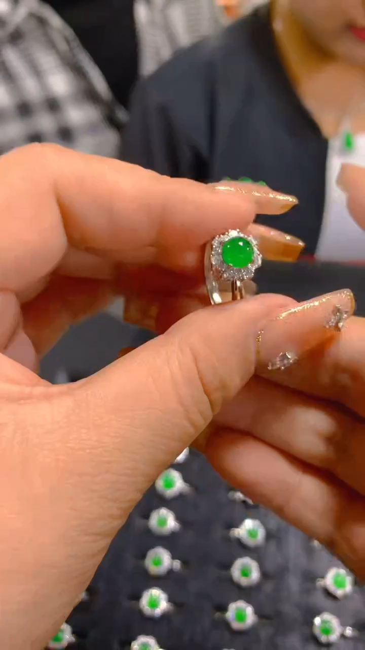 【闪购商品】翡翠戒指未镶嵌0414407655多样性发一