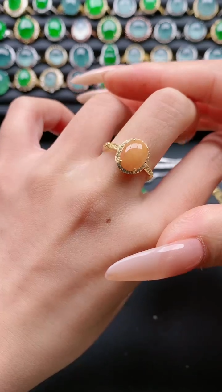 【闪购商品】翡翠戒指银S925镶嵌1111111