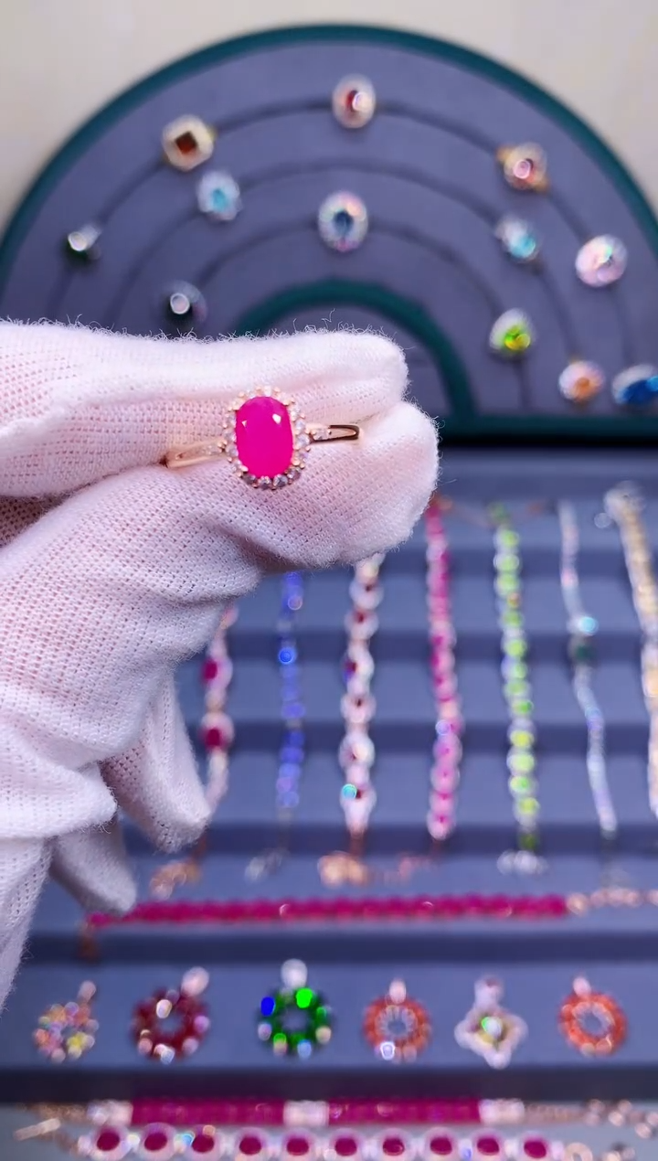 【闪购商品】红宝石戒指银S925镶嵌5