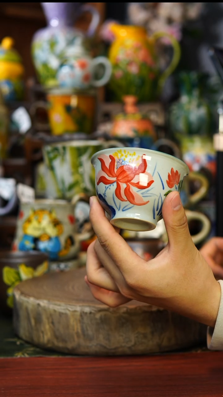 陶瓷13景德镇手工手绘釉下彩陶瓷