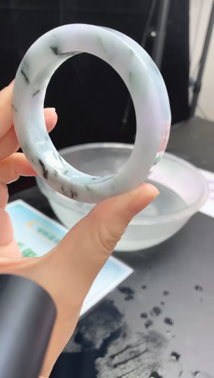 【闪购商品】定制翡翠手镯未镶嵌22 56-60正