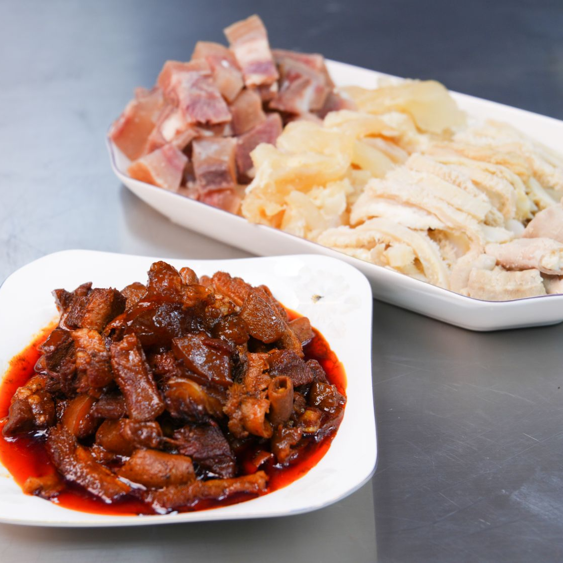 王齐川贵州黄焖牛杂特色美食下酒菜休闲食品
