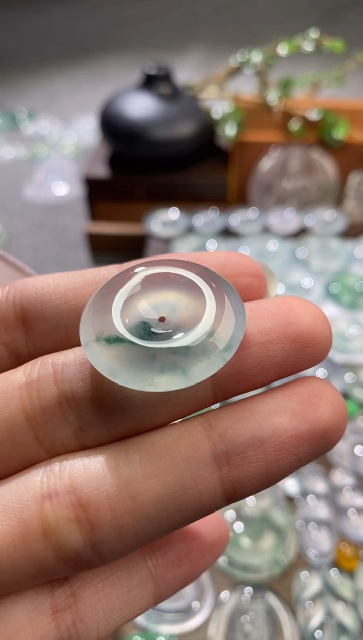 吊坠(不含链)未镶嵌翡翠扣子