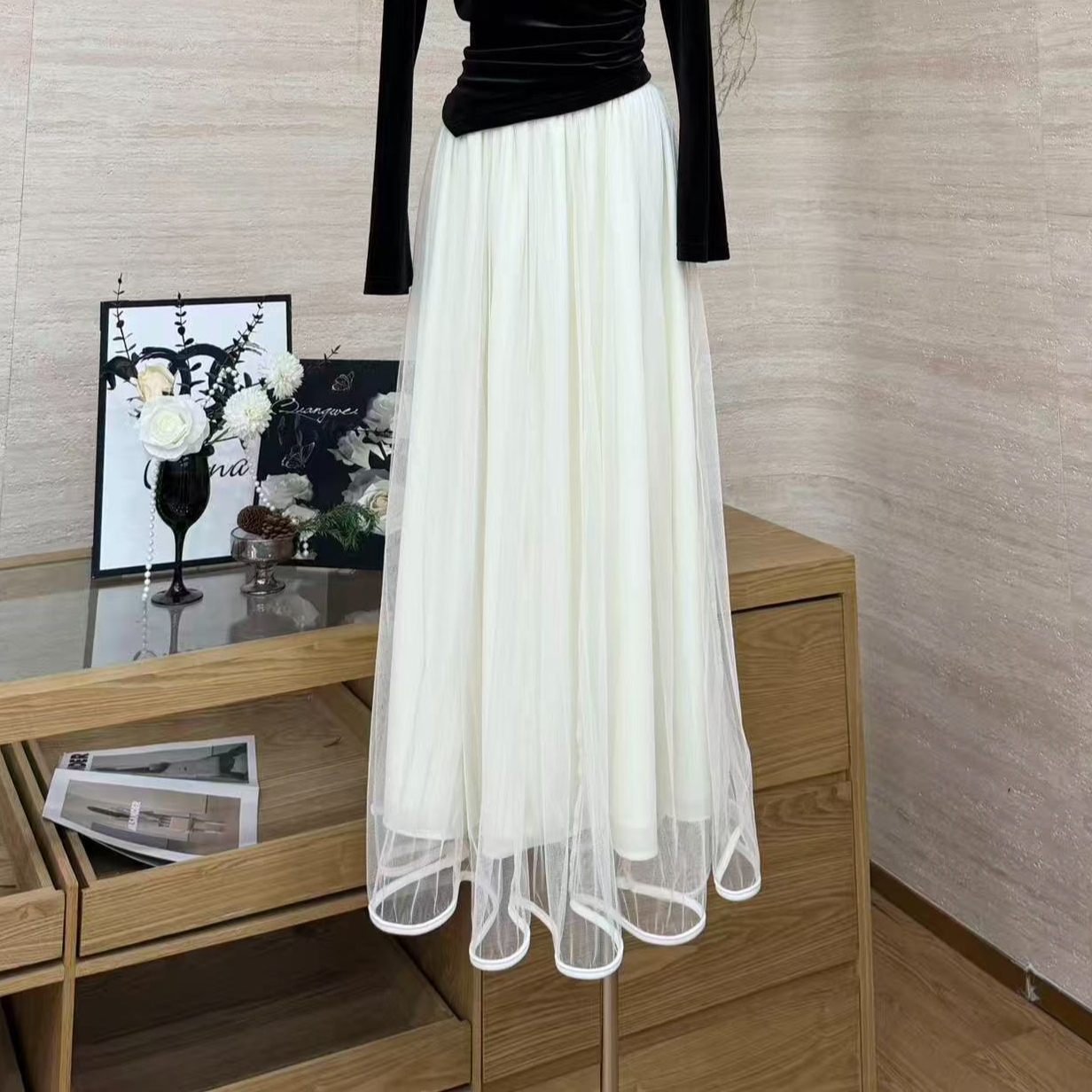 【奶油云朵】百搭高定轻奢半裙-99280