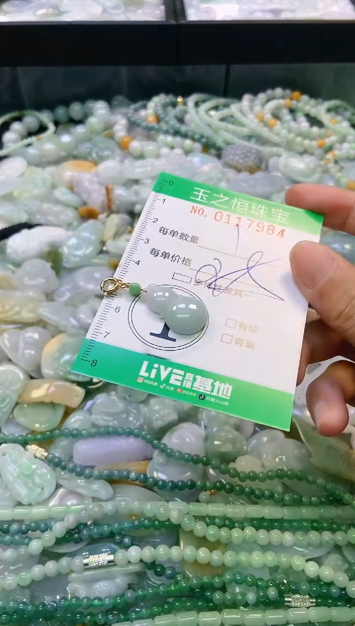 翡翠未镶嵌颈饰闪购0117984
