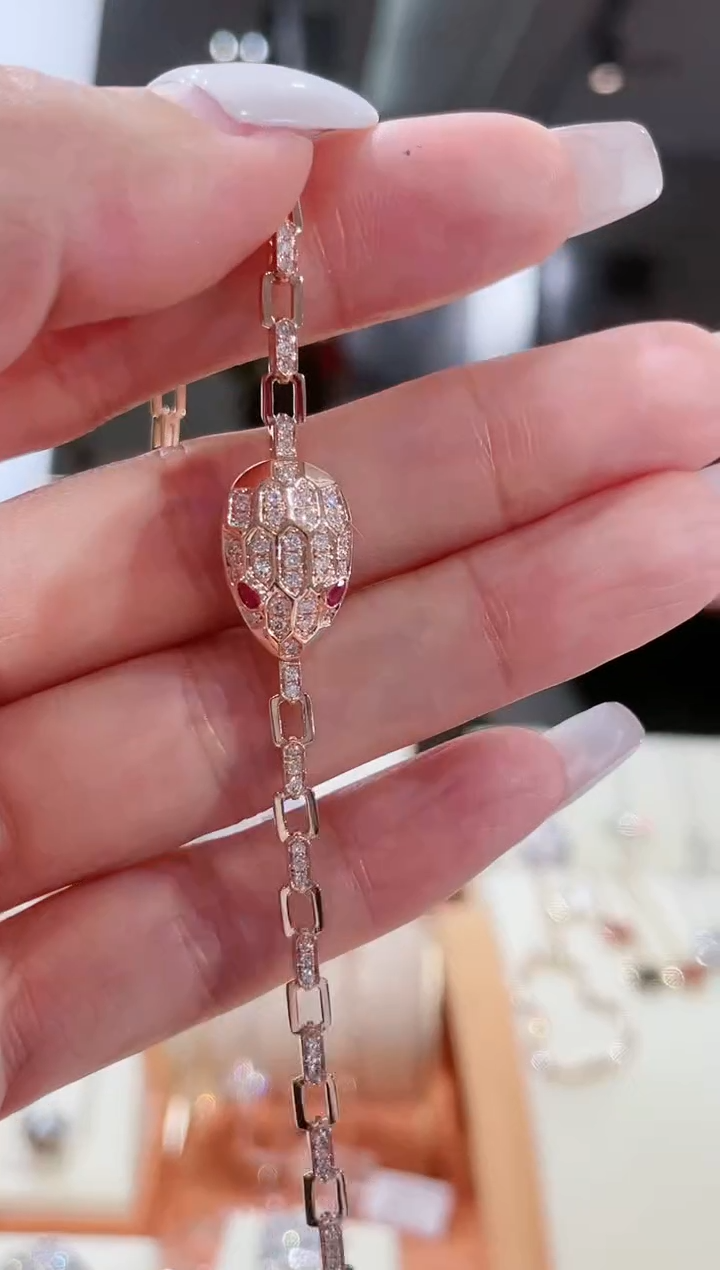 【闪购商品】钻石手链18K金镶嵌手链