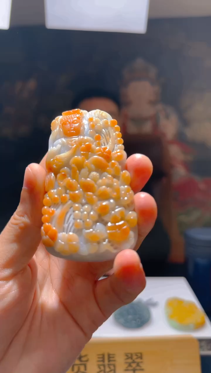 【闪购商品】定制翡翠未镶嵌L-@@QJSXJ224036