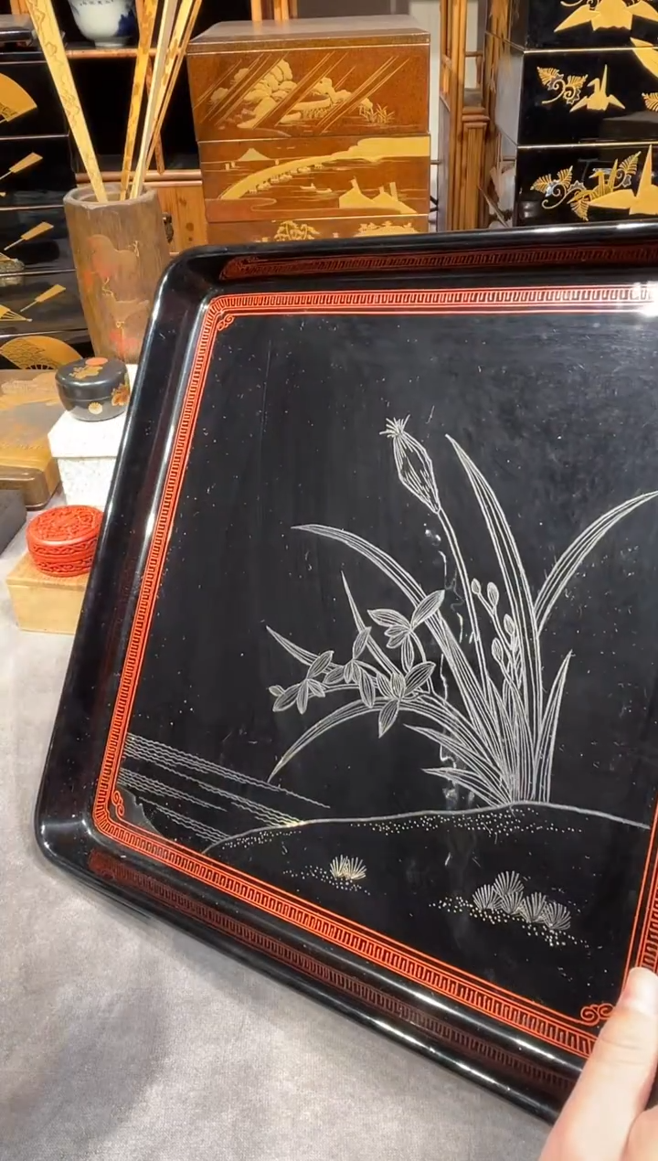 蒟酱 篮胎茶台（作家器）