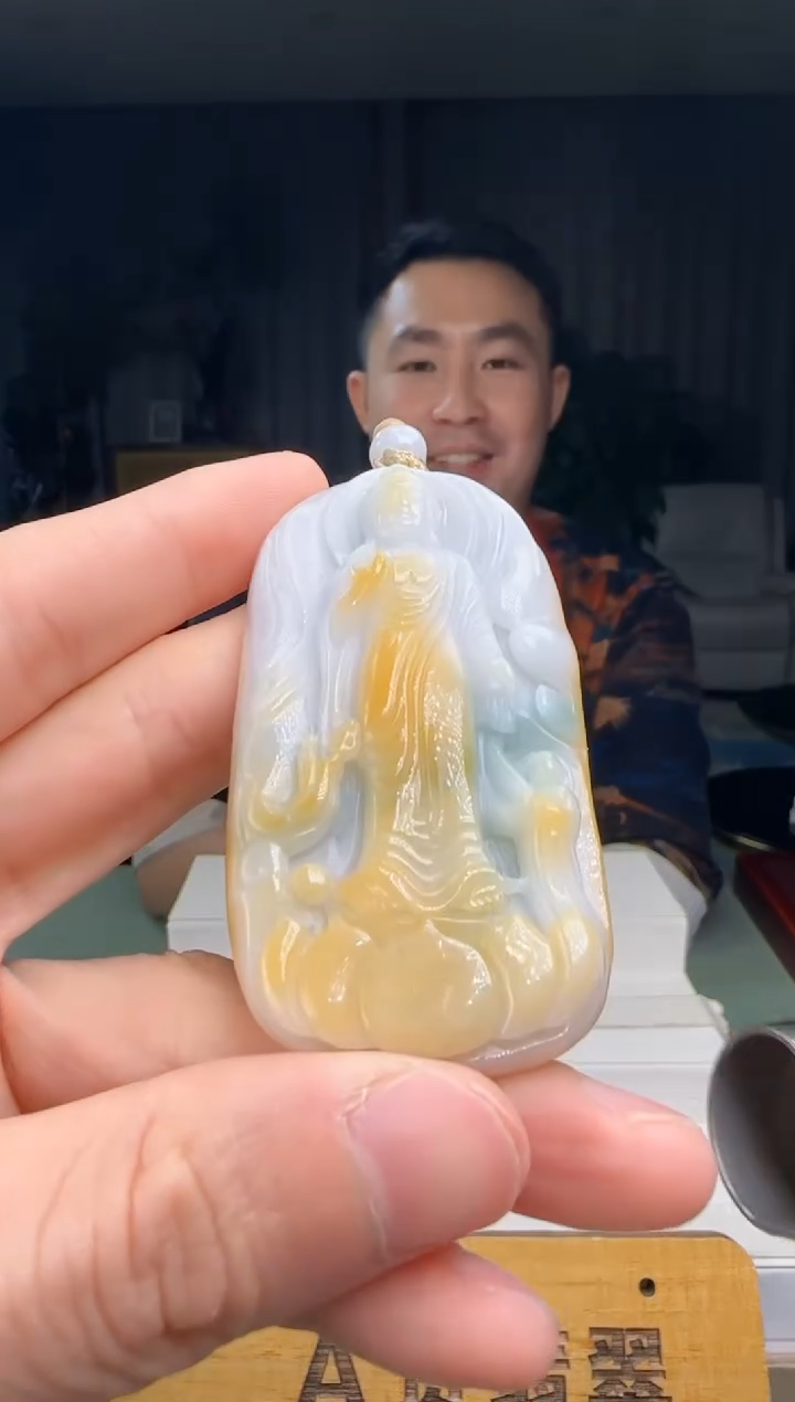 【闪购商品】翡翠吊坠(不含链)未镶嵌DY@@960Q3J14939