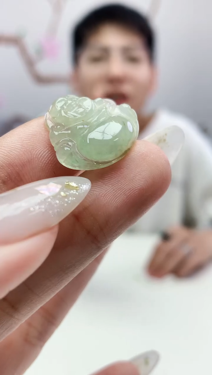 定制翡翠未镶嵌006ee-毛货佛公93