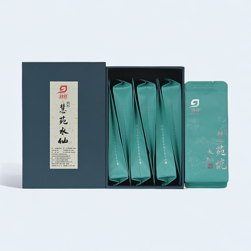 慧苑坑水仙正岩山场纯料武夷山岩茶乌龙茶叶盒装54克