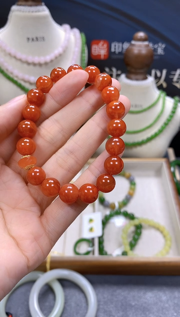 手链未镶嵌南红玛瑙天然玉石多样性发一cg