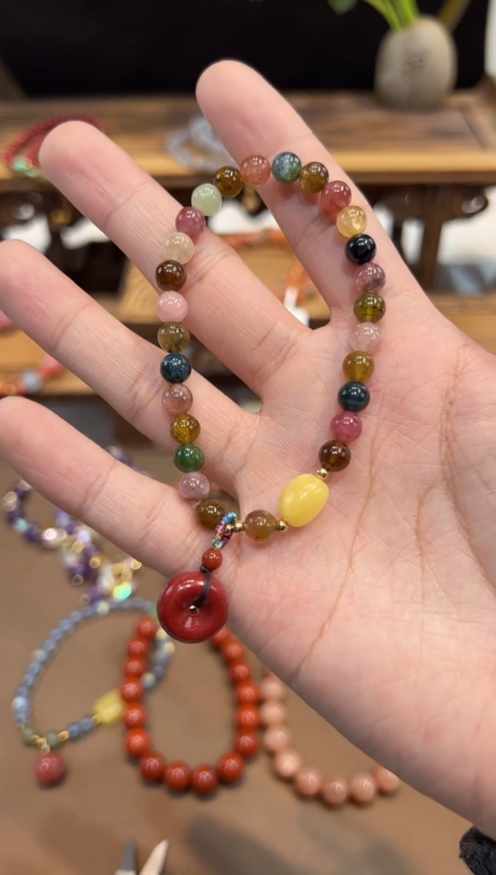 【闪购商品】碧玺手链未镶嵌手饰@@