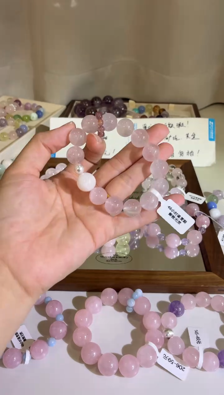 未镶嵌手串水晶1141（天然水晶默认微瑕，介意者勿拍，默认手围16）