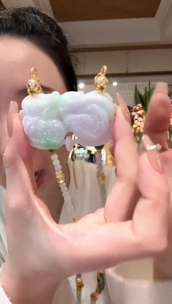 【闪购商品】翡翠颈饰未镶嵌国风