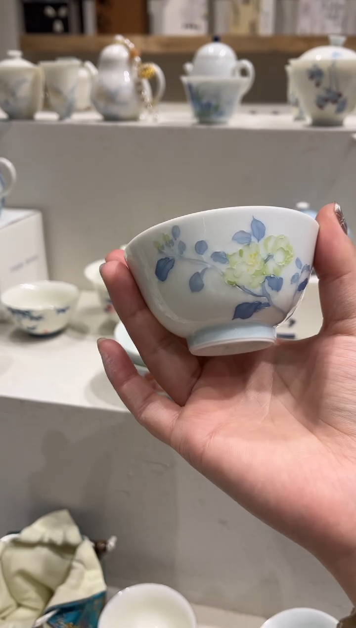 【闪购商品】青己-十二花神-茉莉-书怀茶杯