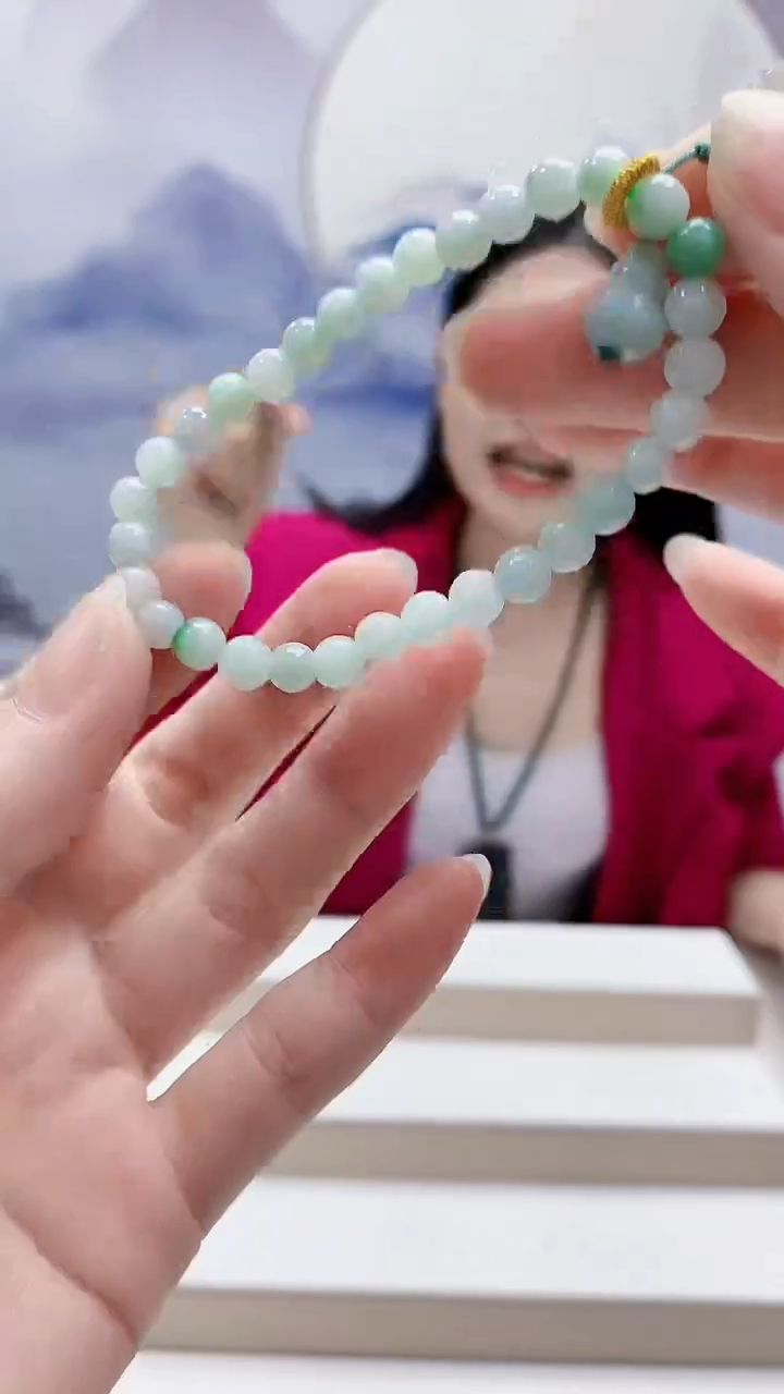 颈饰未镶嵌翡翠4812ry-jj手串57