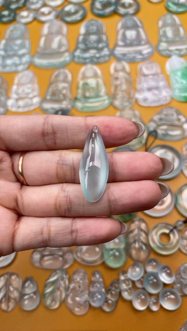 翡翠未镶嵌吊坠(不含链)福瓜 34.7 12.7 7.3